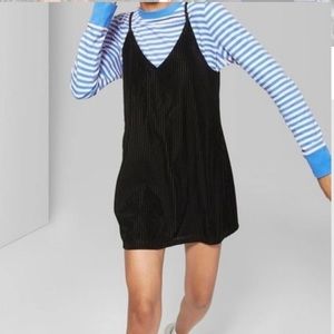 Wild Fable Black Velvet Dress